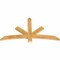Ekena Millwork Alberta Rough Sawn Timber Gable Bracket, Western Red Cedar, 60"W x 32"H x 2"D x 4"F, 13/12 Pitch GBW060X32X0204ALB00RWR - alternate 3